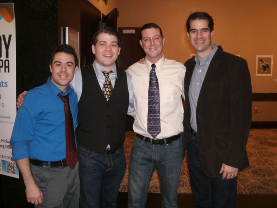 Photo Flash: Theatre at the Center's PLAID TIDINGS Opening Night Image