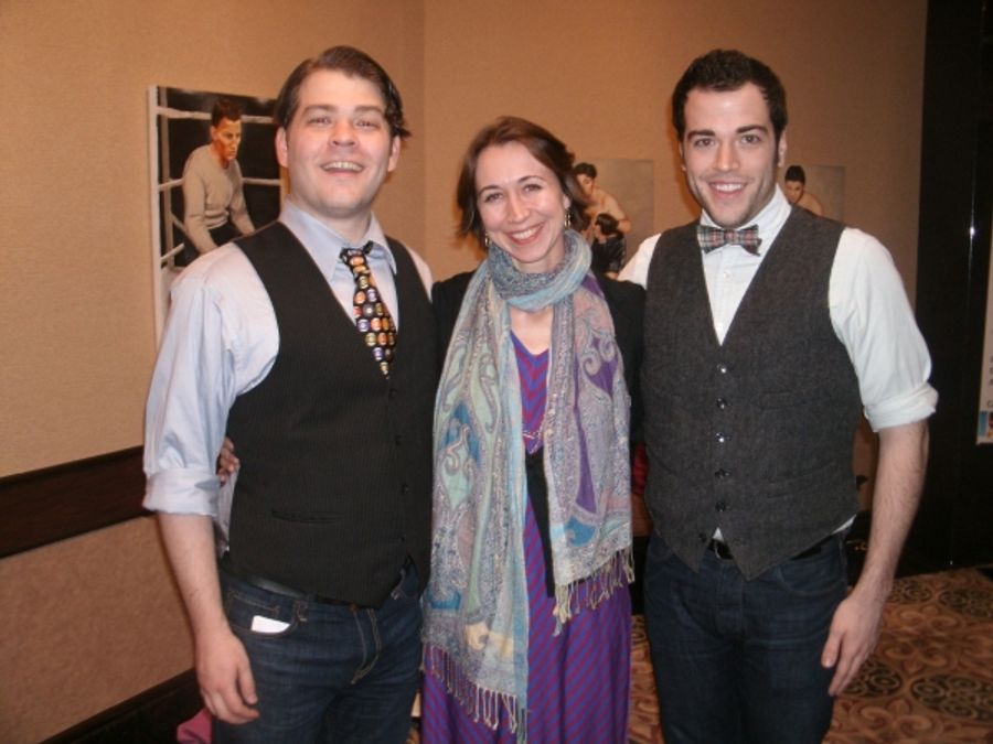 Photo Flash: Theatre at the Center's PLAID TIDINGS Opening Night Image