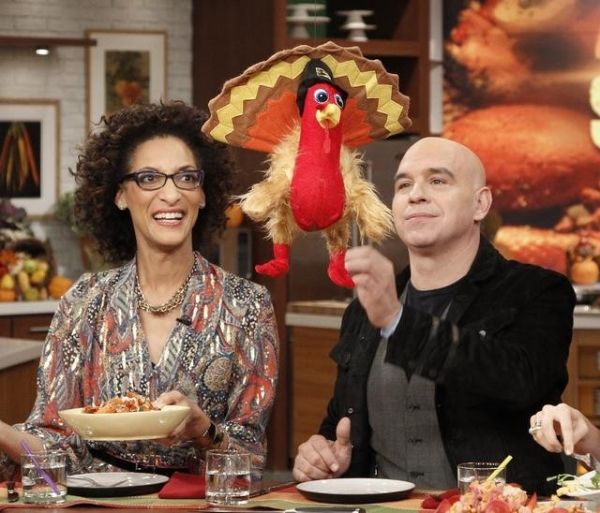 CARLA HALL, MICHAEL SYMON Photo