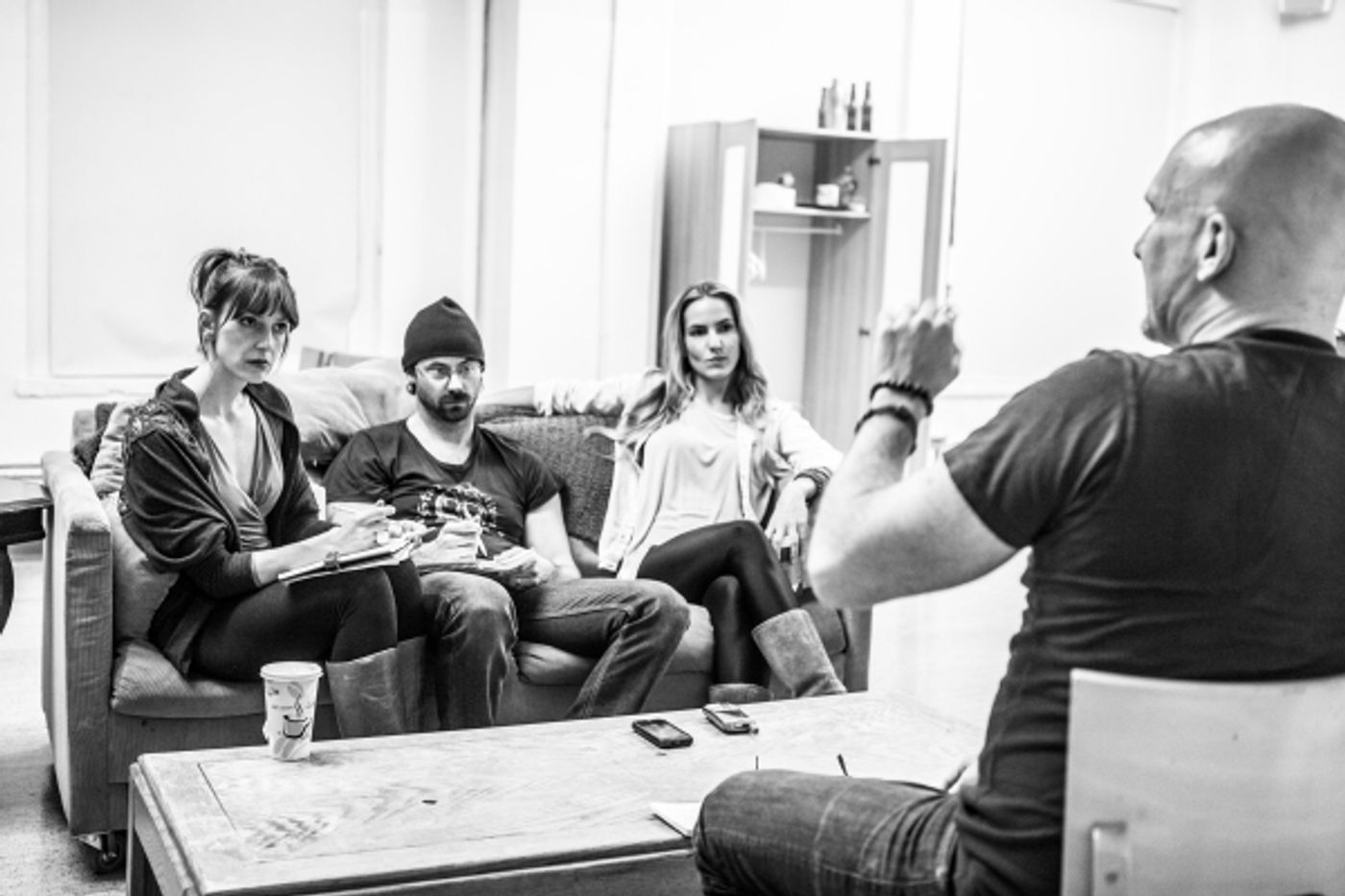 Photo Coverage: In Rehearsal with the Cast of LET'S KILL GRANDMA THIS CHRISTMAS  Image