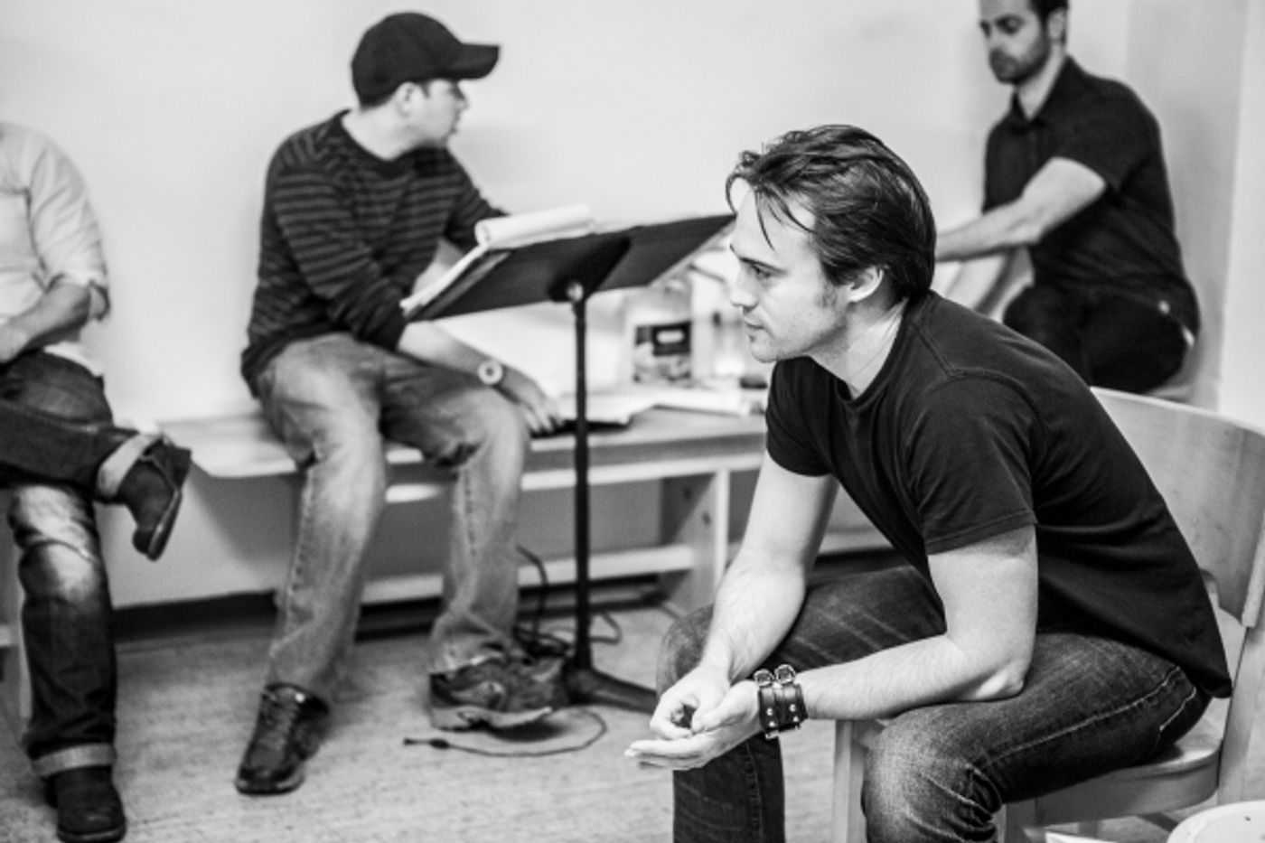 Photo Coverage: In Rehearsal with the Cast of LET'S KILL GRANDMA THIS CHRISTMAS  Image