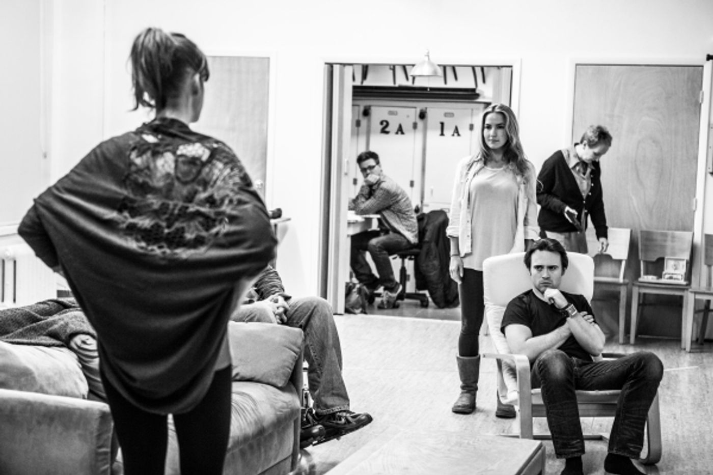 Photo Coverage: In Rehearsal with the Cast of LET'S KILL GRANDMA THIS CHRISTMAS  Image