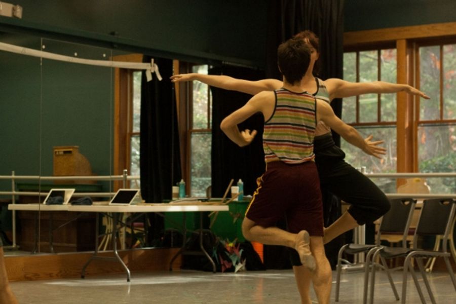 Photo Flash: Sneak Peek at Chase Brock, Arielle Campbell and More in Rehearsals for Flat Rock's THE NUTCRACKER Image