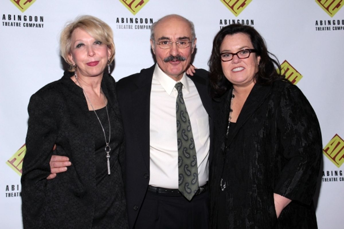 Julie Halston, Tom Mardirosian, Rosie O'Donnell at 