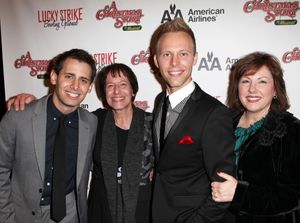 Benj Pasek with mom & Justin Paul with mom @ BroadwayWorld Benj Pasek with mom & Justin Paul with mom Photo