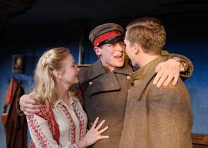 Joanna Vanderham, Max Bennett and Gwilym Lee @ BroadwayWorld Joanna Vanderham, Max Bennett and Gwilym Lee Photo