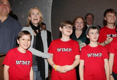 Dan Lauria, Erin Dilly, Zac Ballard,  Johnny Rabe & Company Photo