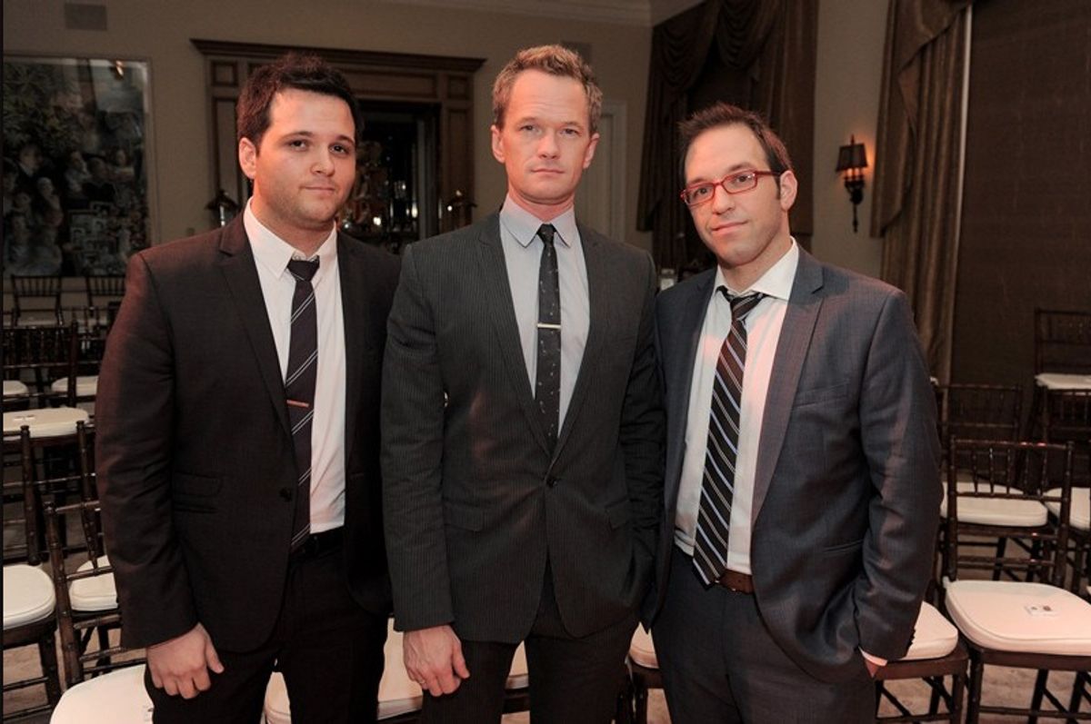 Derek DelGaudio, Neil Patrick Harris and Helder Guimaraes at 