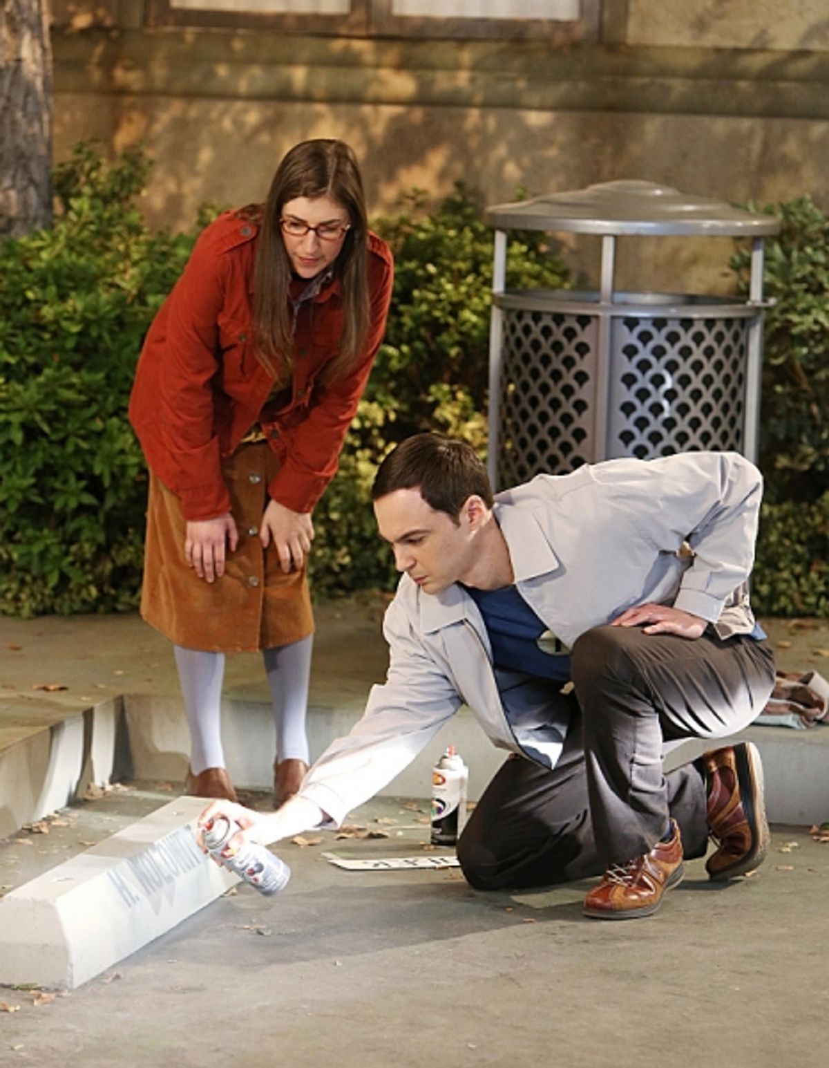 Jim Parsons, Mayim Bialik at 