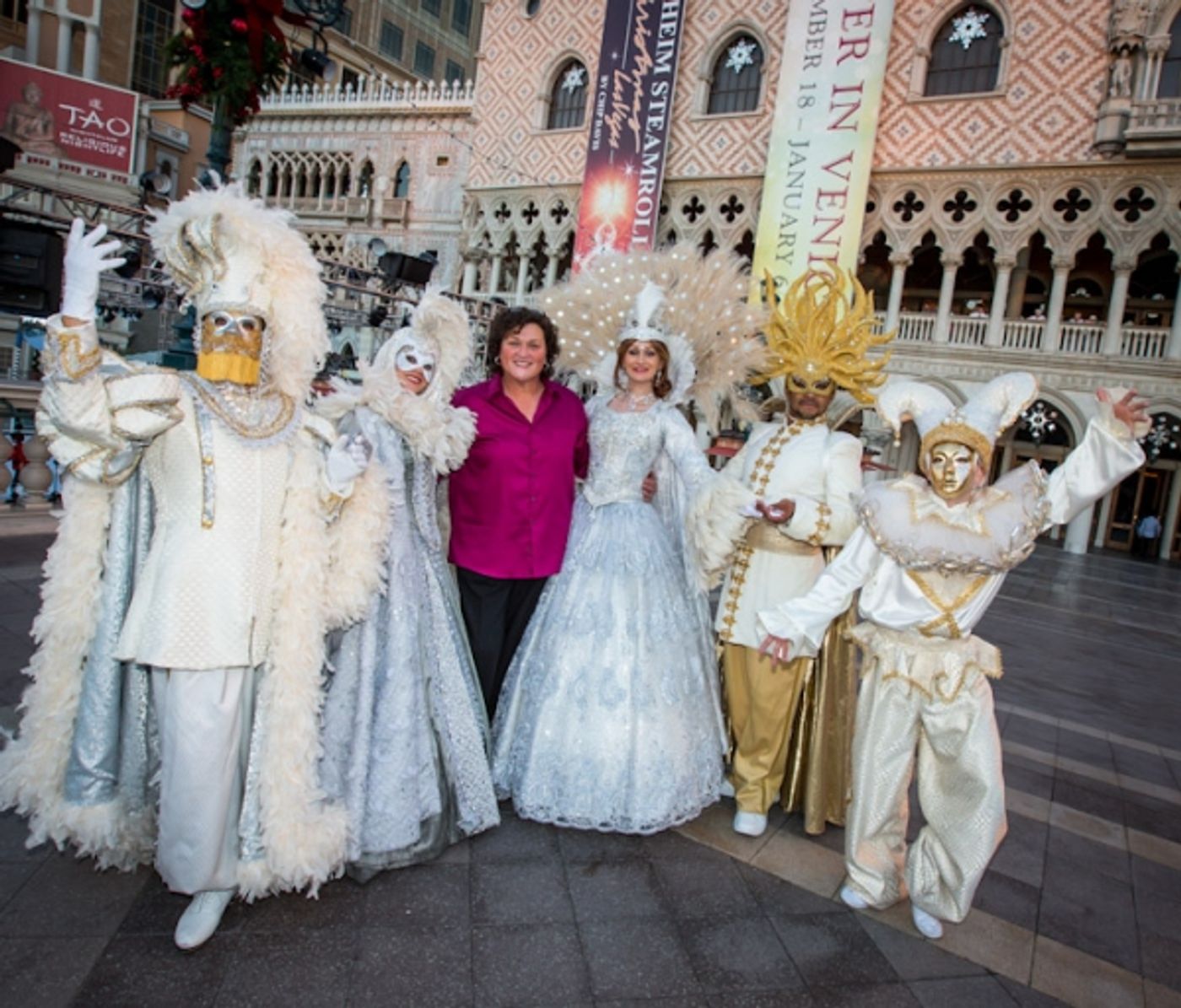 Photo Flash: RECAP - The Venetian and The Palazzo Kick Off WINTER IN VENICE With Gilles Marini, Dot-Marie Jones and Chip Davis! Photos Inside!  Image