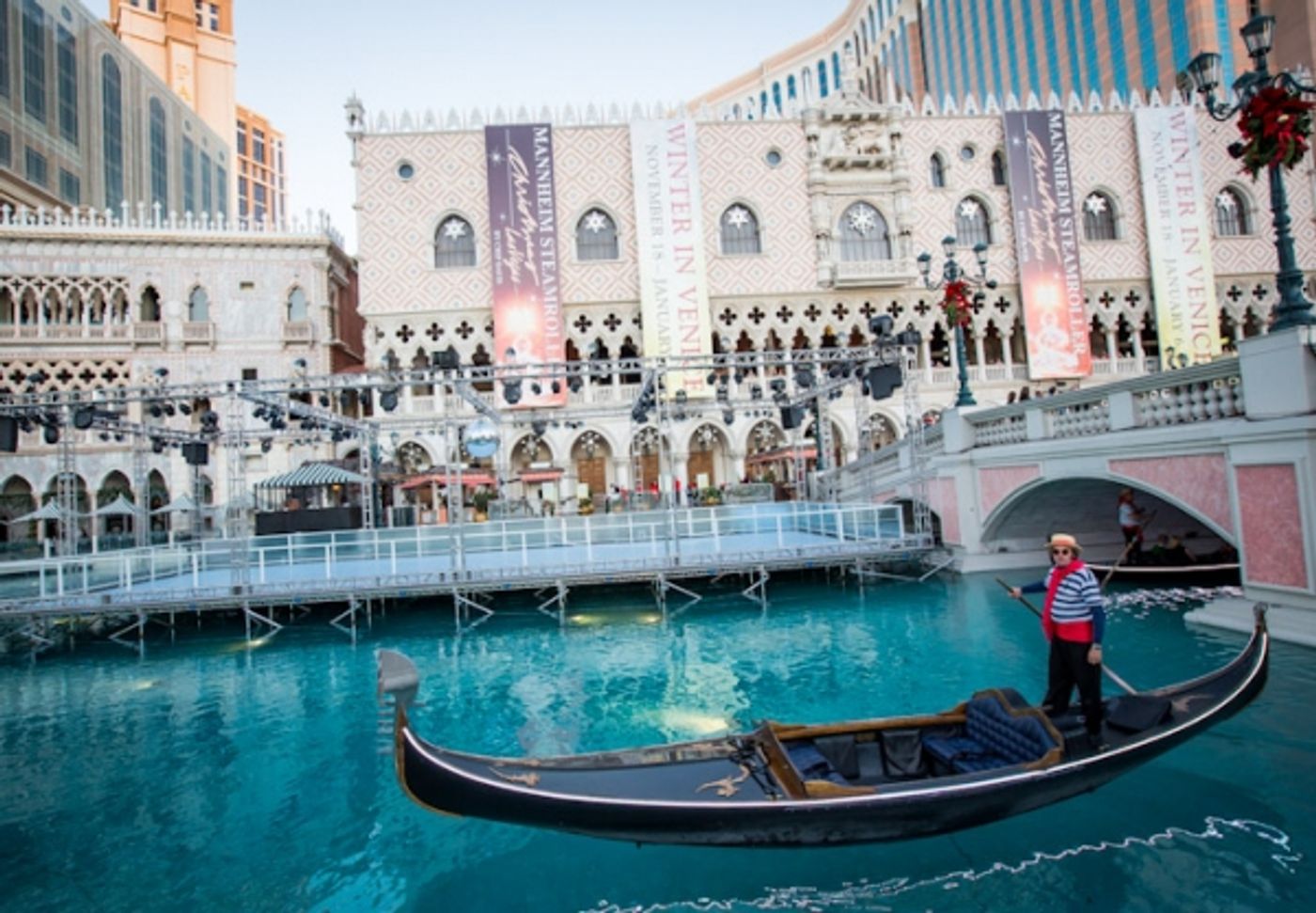 Photo Flash: RECAP - The Venetian and The Palazzo Kick Off WINTER IN VENICE With Gilles Marini, Dot-Marie Jones and Chip Davis! Photos Inside!  Image