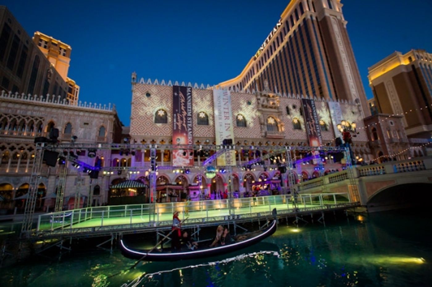 Photo Flash: RECAP - The Venetian and The Palazzo Kick Off WINTER IN VENICE With Gilles Marini, Dot-Marie Jones and Chip Davis! Photos Inside!  Image