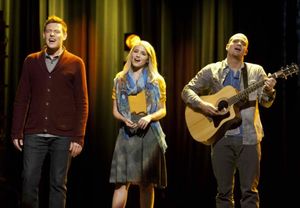 Cory Monteith, Dianna Agron, Mark Salling Photo