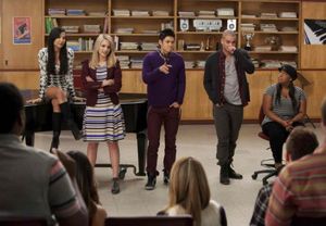 Naya Rivera, Dianna Agron, Harry Shum Jr., Mark Salling, Amber Riley Photo