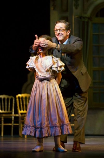 Edward Hibbert and Amanda Harris Photo