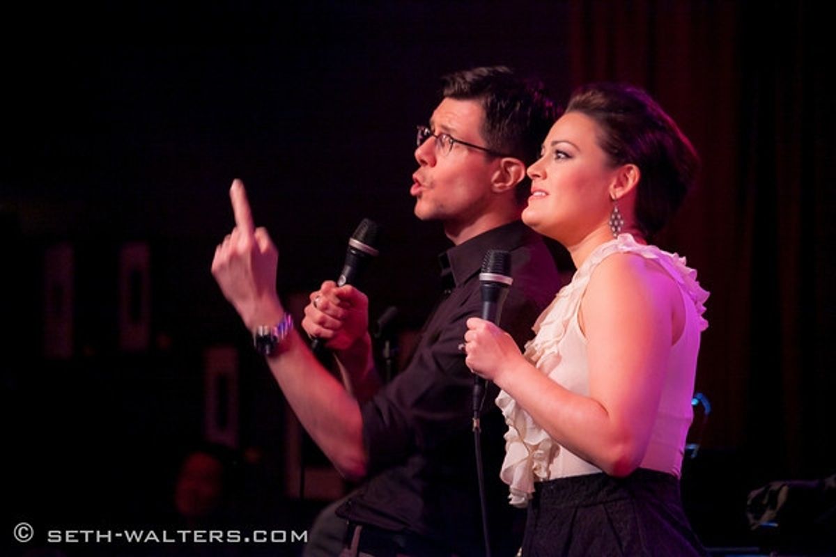 Gavin Lee and Ashley Brown at 