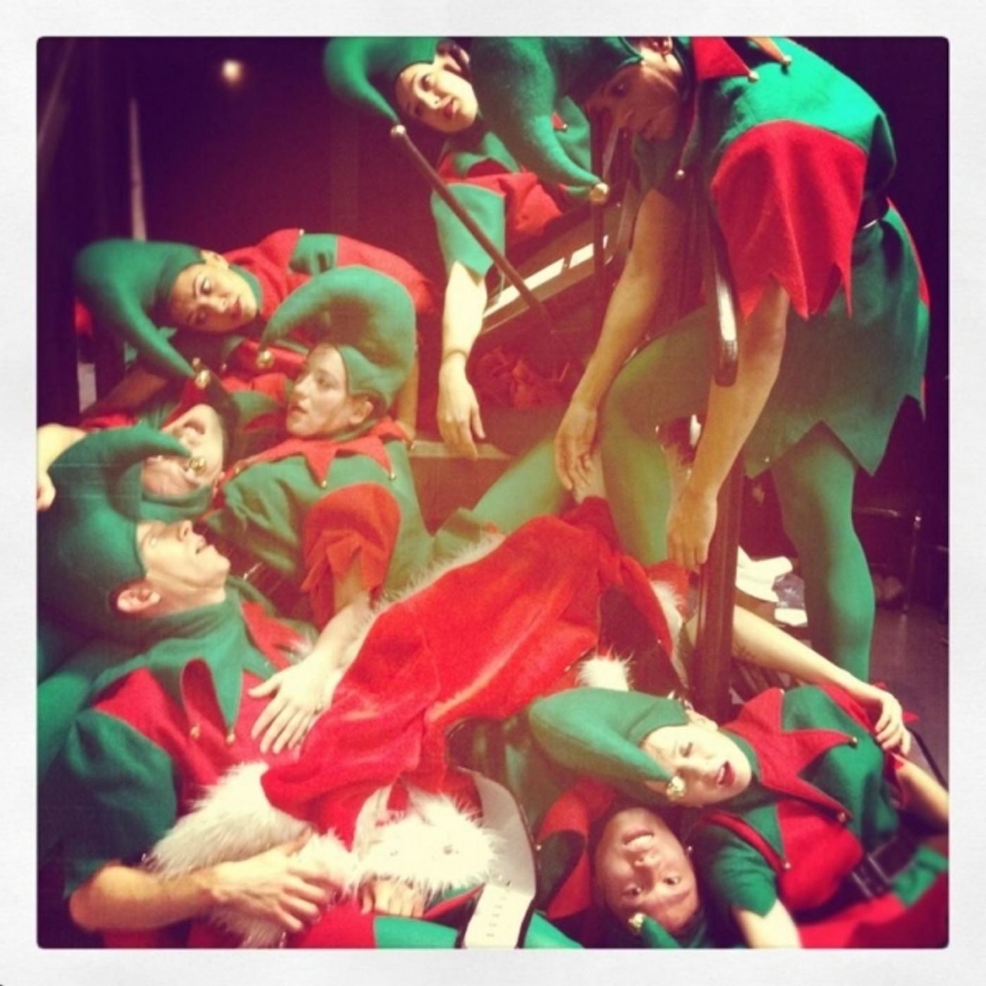 Photo Flash: Saturday Intermission Pics, Nov 24 - NEWSIES Does A CHRISTMAS STORY, Broadway Supports Injured Fan and More!  Image