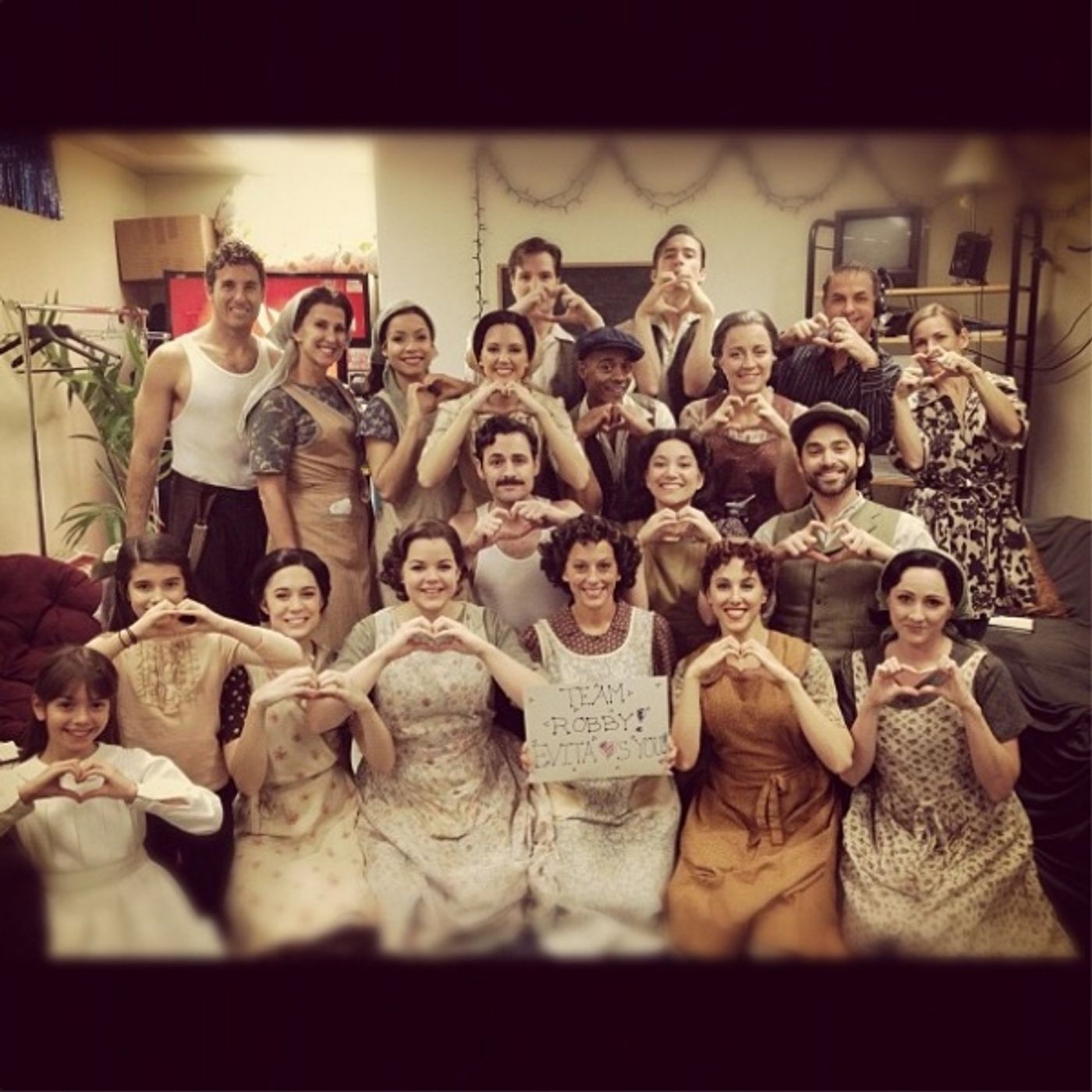 Photo Flash: Saturday Intermission Pics, Nov 24 - NEWSIES Does A CHRISTMAS STORY, Broadway Supports Injured Fan and More!  Image