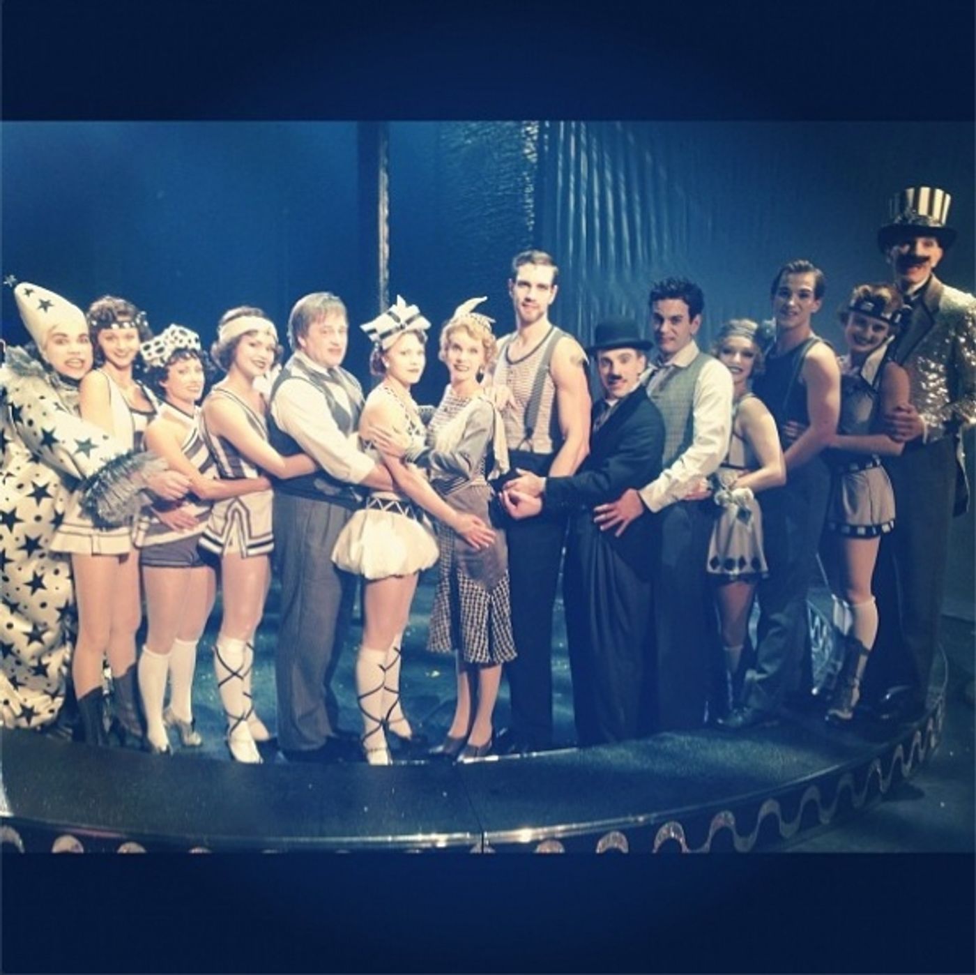 Photo Flash: Saturday Intermission Pics, Nov 24 - NEWSIES Does A CHRISTMAS STORY, Broadway Supports Injured Fan and More!  Image