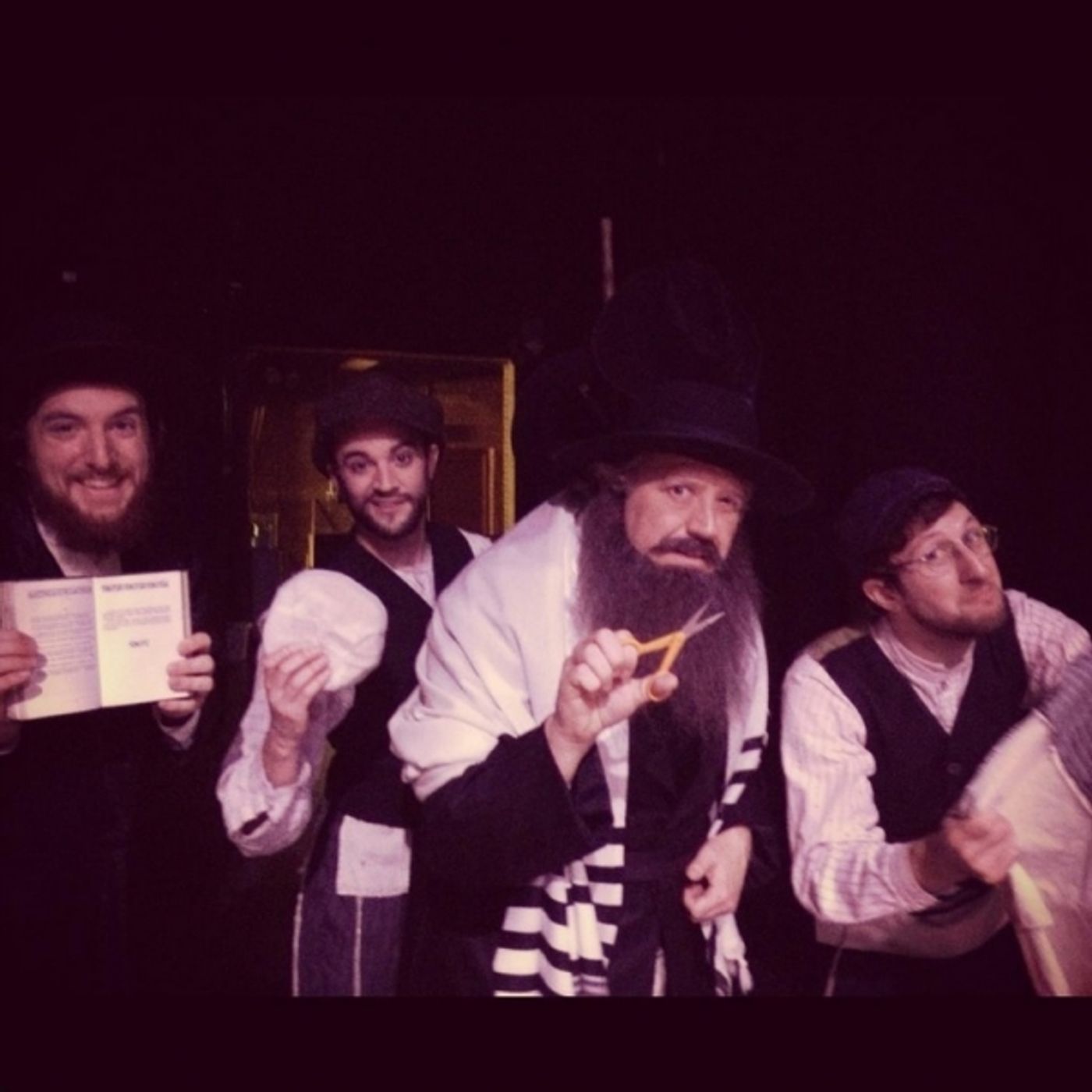 Photo Flash: Saturday Intermission Pics, Nov 24 - NEWSIES Does A CHRISTMAS STORY, Broadway Supports Injured Fan and More!  Image