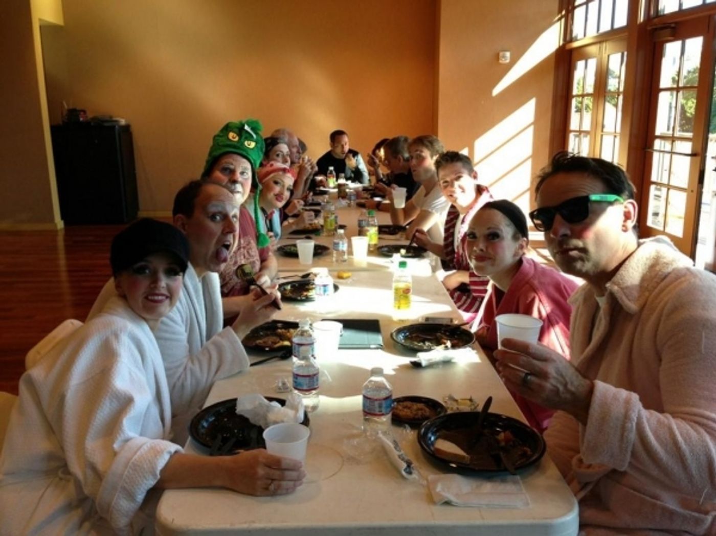 Photo Flash: Saturday Intermission Pics, Nov 24 - NEWSIES Does A CHRISTMAS STORY, Broadway Supports Injured Fan and More!  Image