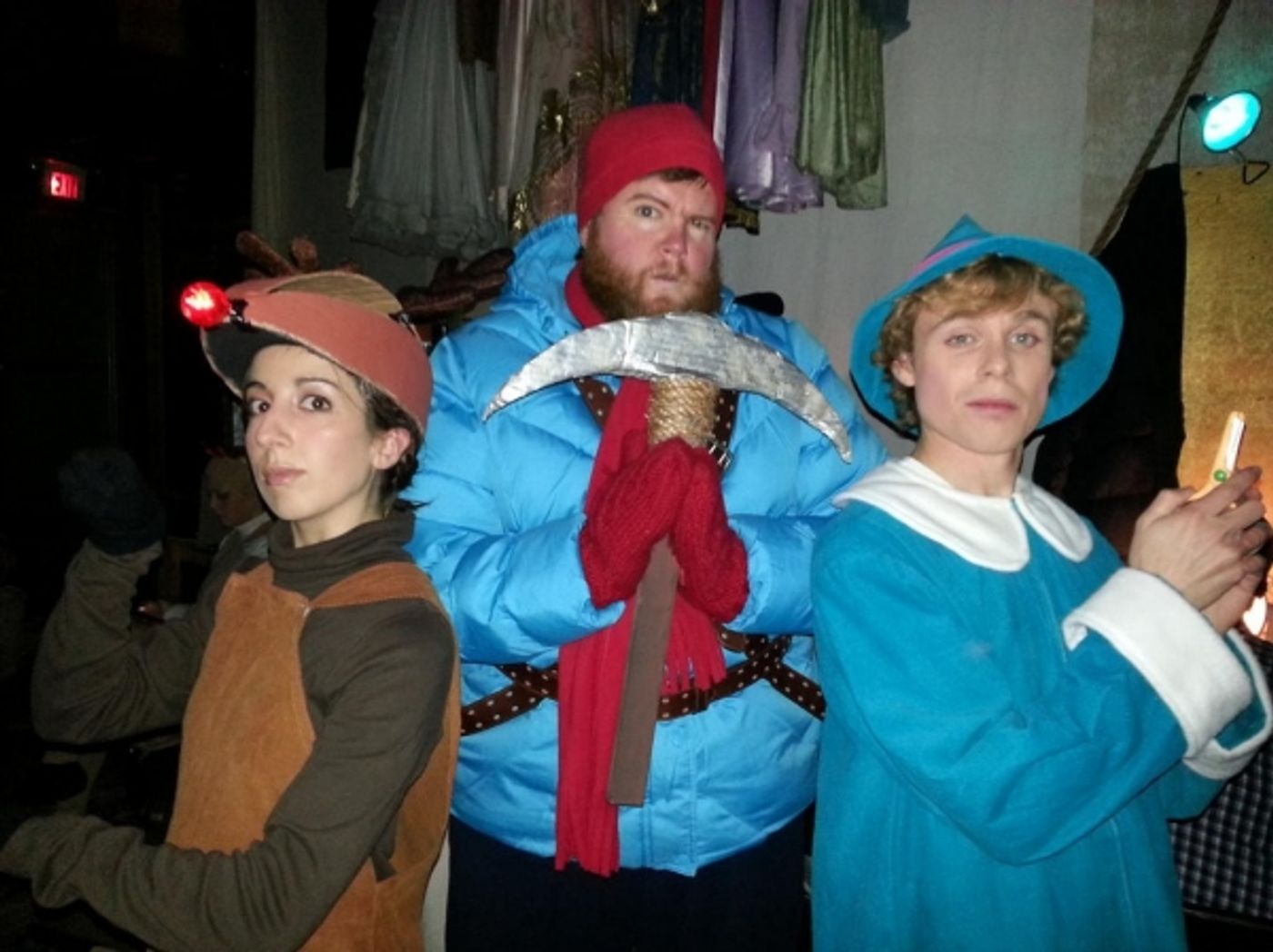 Photo Flash: Saturday Intermission Pics, Nov 24 - NEWSIES Does A CHRISTMAS STORY, Broadway Supports Injured Fan and More!  Image