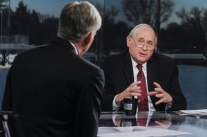 David Gregory, Sen. Carl Levin Photo