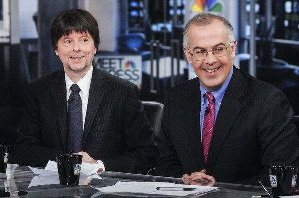 Ken Burns, David Brooks Photo