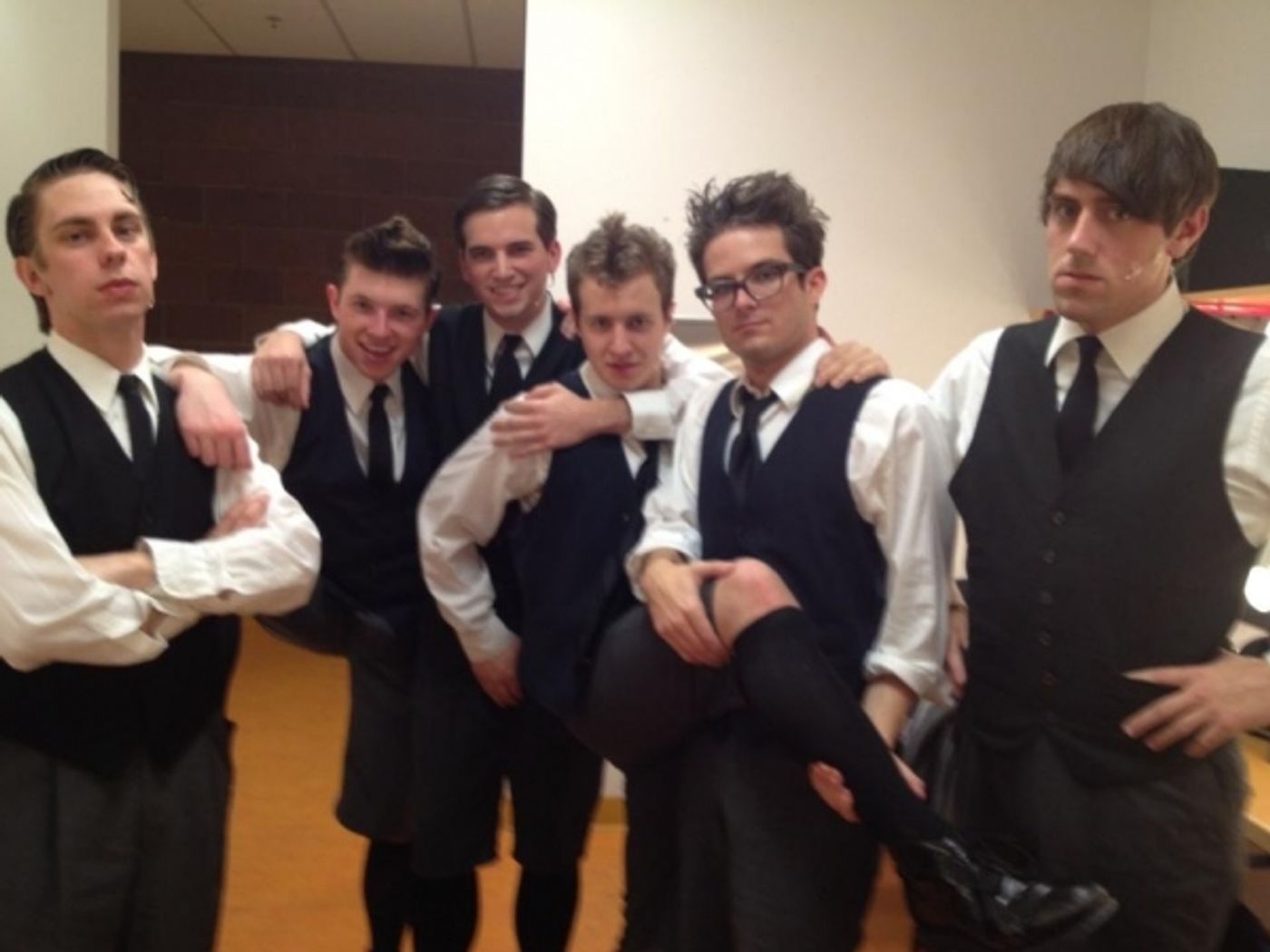 Photo Flash: Saturday Intermission Pics, Nov 24, Part 2 - EVITA's Max von Essen Bares All and More!  Image