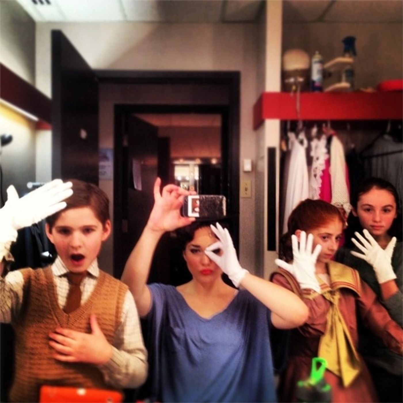 Photo Flash: Saturday Intermission Pics, Nov 24, Part 2 - EVITA's Max von Essen Bares All and More!  Image