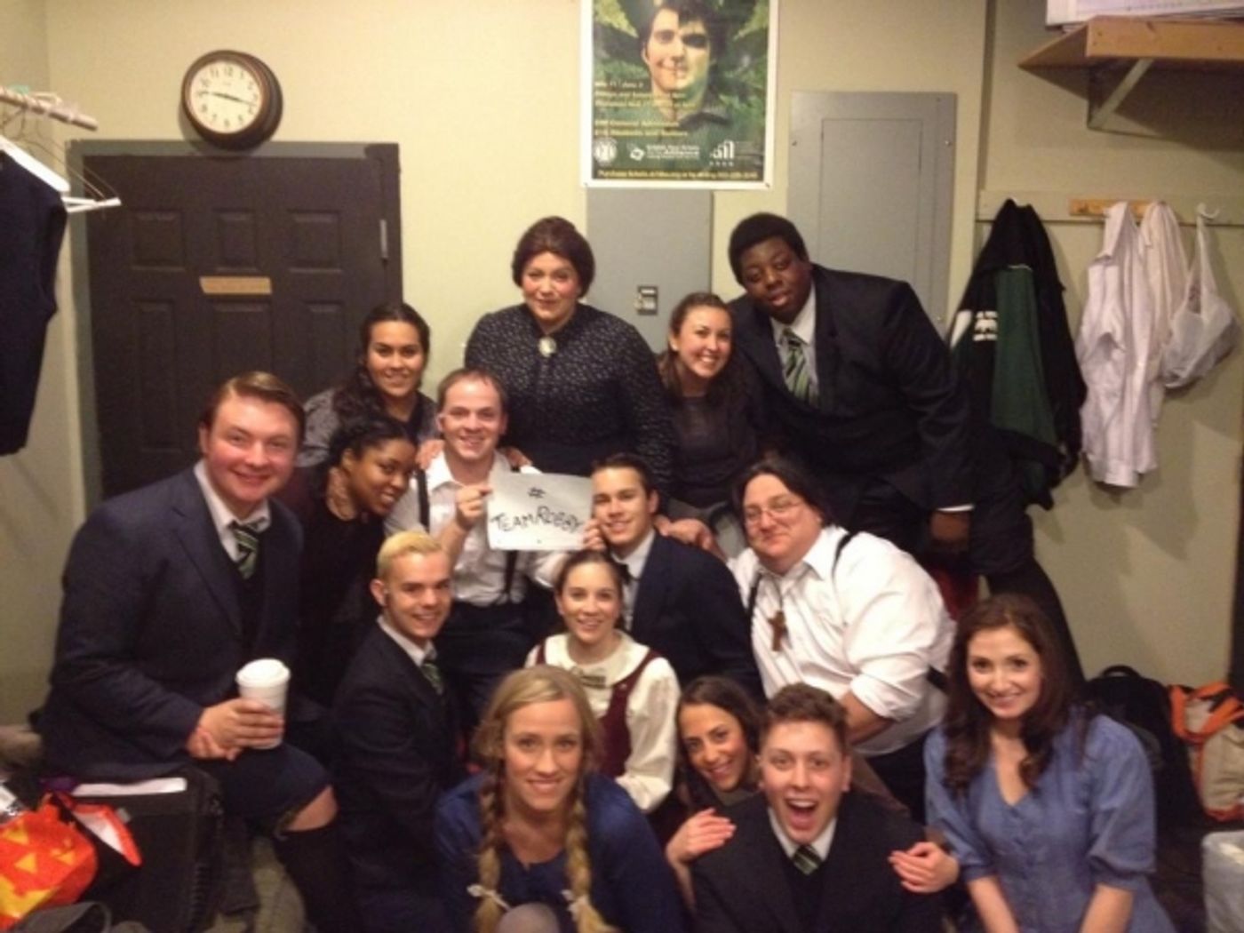 Photo Flash: Saturday Intermission Pics, Nov 24, Part 2 - EVITA's Max von Essen Bares All and More!  Image