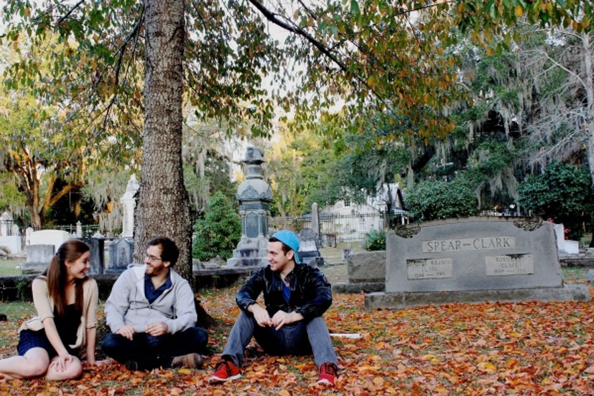 Matthew Janisse as Dan, Katie Bottomley as Katie, and Tanner Lane as Ryan at 