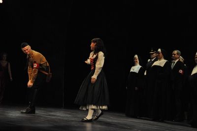 Anthony Fedorov and Chelsea Morgan Stock Photo