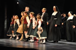 Ben Davis and Elana Shaddow with The von Trapp Children-Chelsea Morgan Stock, Sean McManus, Maya Fortgang, Hunter A. Kovacs, Amanda Harris, Gracie Beardsley and Greta Clark @ BroadwayWorld Ben Davis and Elana Shaddow with The von Trapp Children-Chelsea Morgan Stock, Sean Mc Photo
