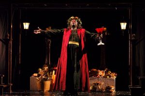 MICHAEL JAMES LESLIE as Spirit of Christmas Present @ BroadwayWorld MICHAEL JAMES LESLIE as Spirit of Christmas Present Photo