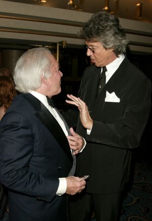 Marty Richards and Tommy Tune Attending the Opening Night performance for LA CAGE aux Photo