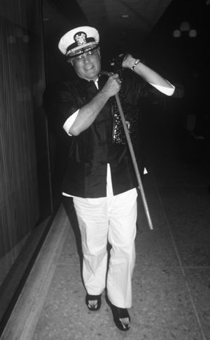 Larry Hagman in Los Angeles, California in 1988.  Photo