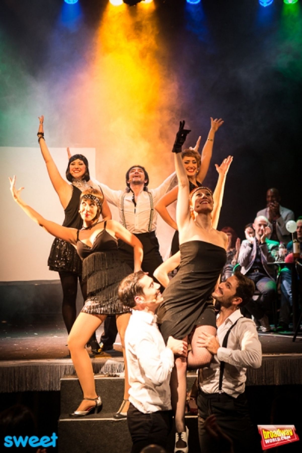 Mariola PeÃ'Â±a, Elsa Alvaro, VÃ'Â­ctor GonzÃ'Â¡lez, MarÃ'Â­a Blanco, Erika Bleda, Roberto SaÃ'Â­z y Santi Cano at 