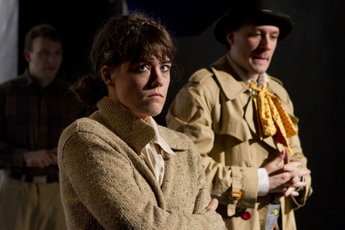 John Stiens, Megan Captaine, Andrew Tardif at 