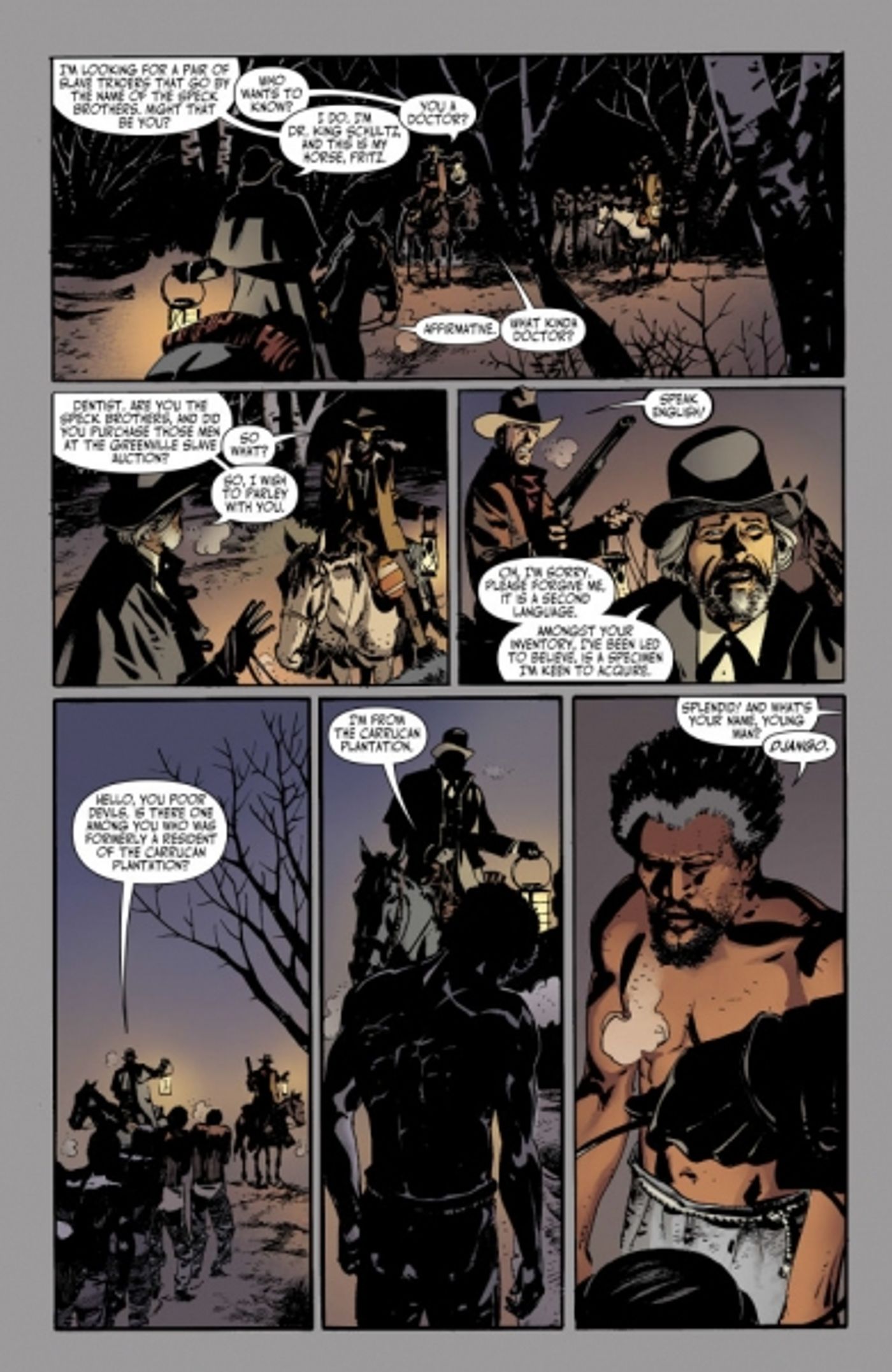 Photo Flash: Preview of DJANGO UNCHAINED Mini-Series Comic Book  Image