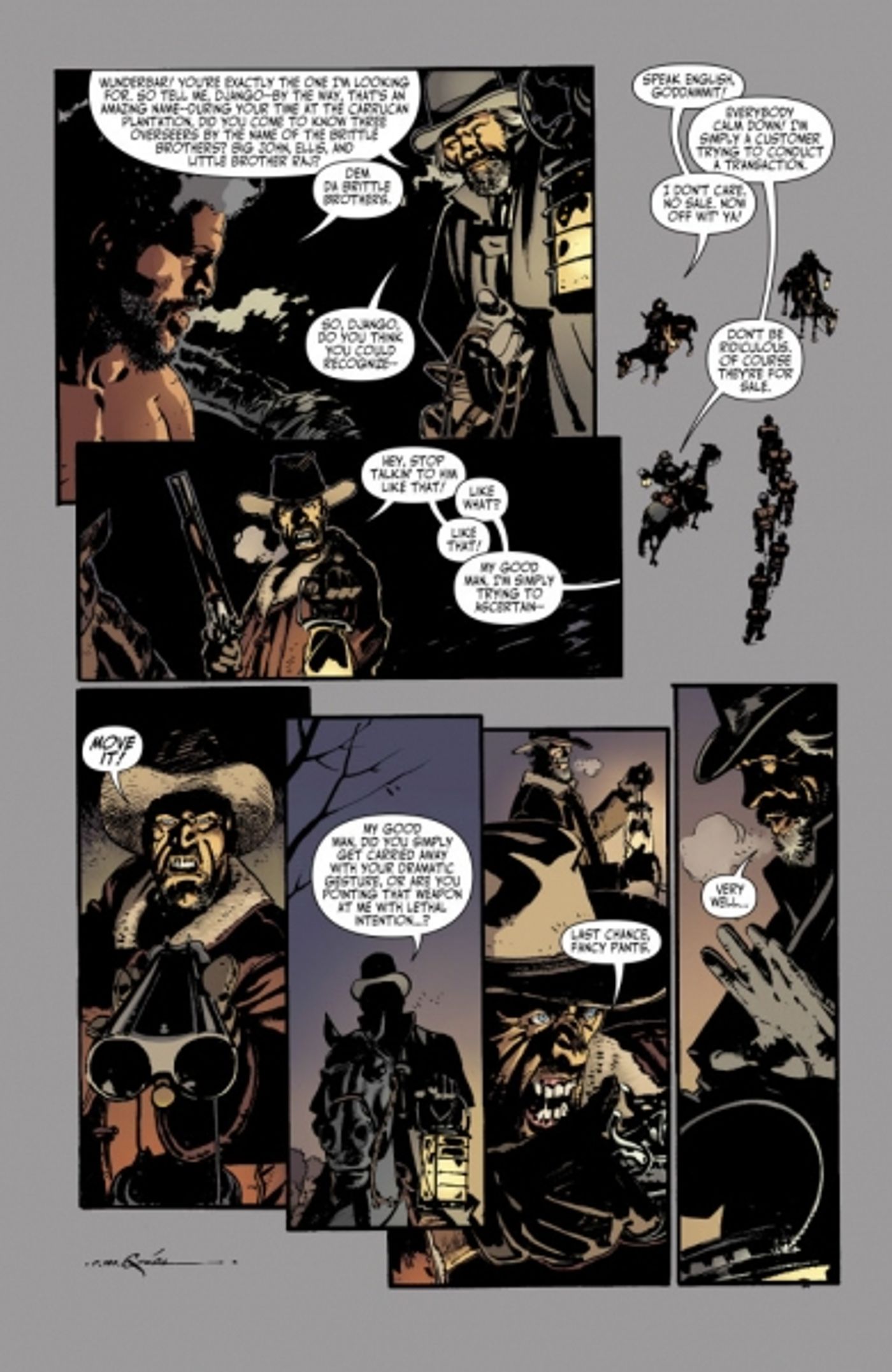 Photo Flash: Preview of DJANGO UNCHAINED Mini-Series Comic Book  Image