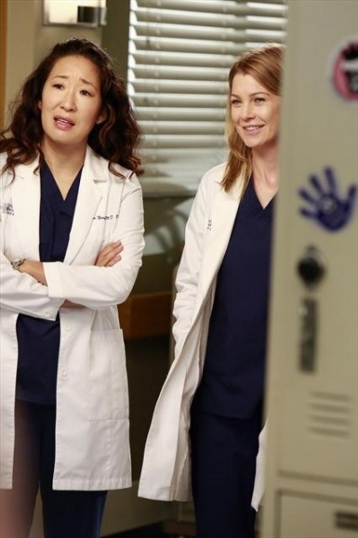 SANDRA OH, ELLEN POMPEO at 