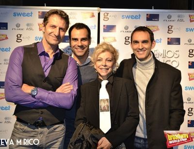 Bruno Squarzia, David Ordinas, Kiti Manver y Juan Carlos Rubio Ã‚Â¡equipo de Est Photo