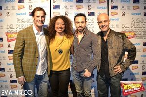 BeltrÃ'Â¡n Iraburu, Damaris Martinez, Alex de los Santos y Jorge Ahijado Photo