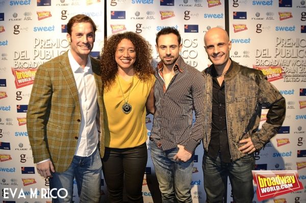 BeltrÃƒÂ¡n Iraburu, Damaris Martinez, Alex de los Santos y Jorge Ahijado Photo