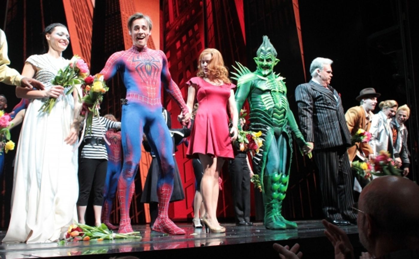 Photo Coverage: SPIDER-MAN Cast Celebrates 2 Years on Broadway!  Image