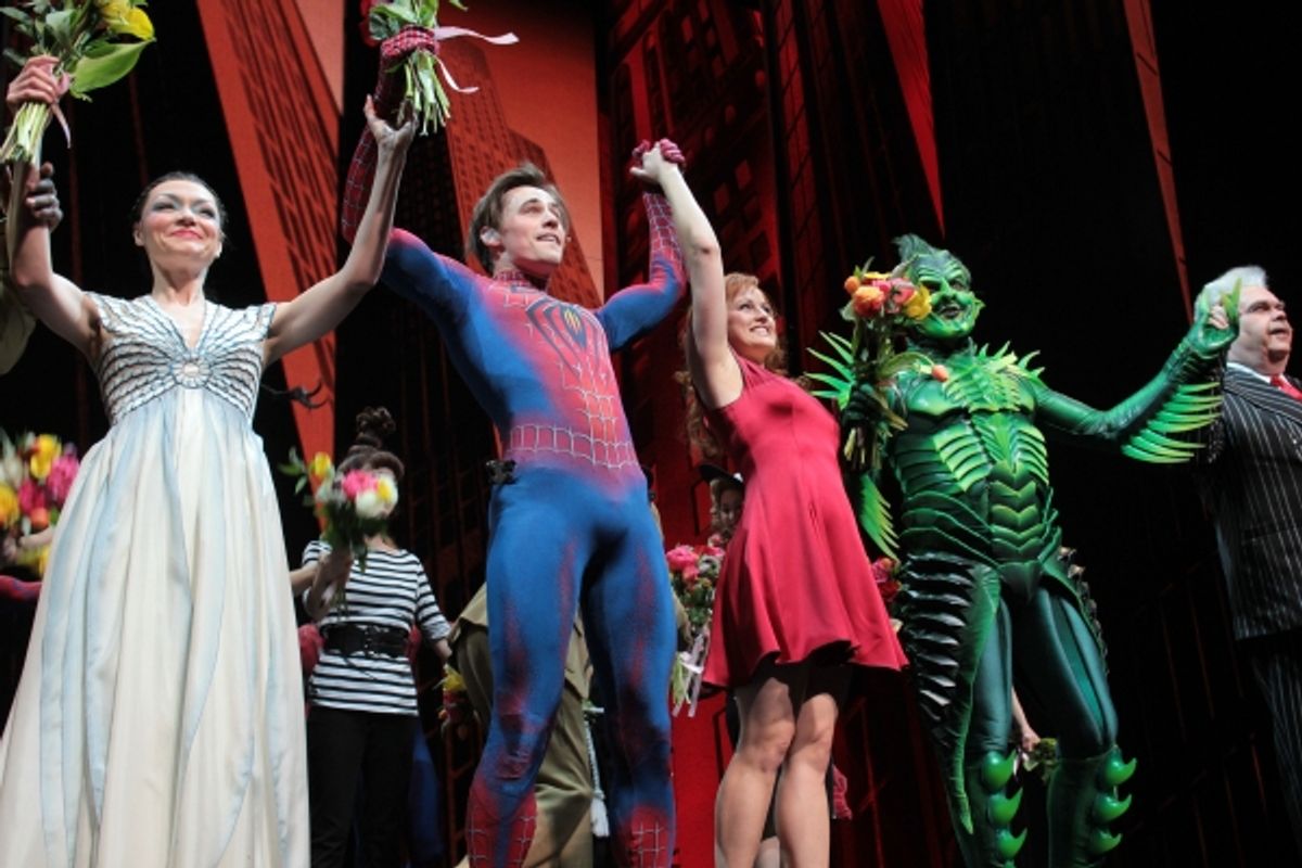 Katrina Lenk, Reeve Carney, Rebecca Faulkenberry, Michael Mulheren at 