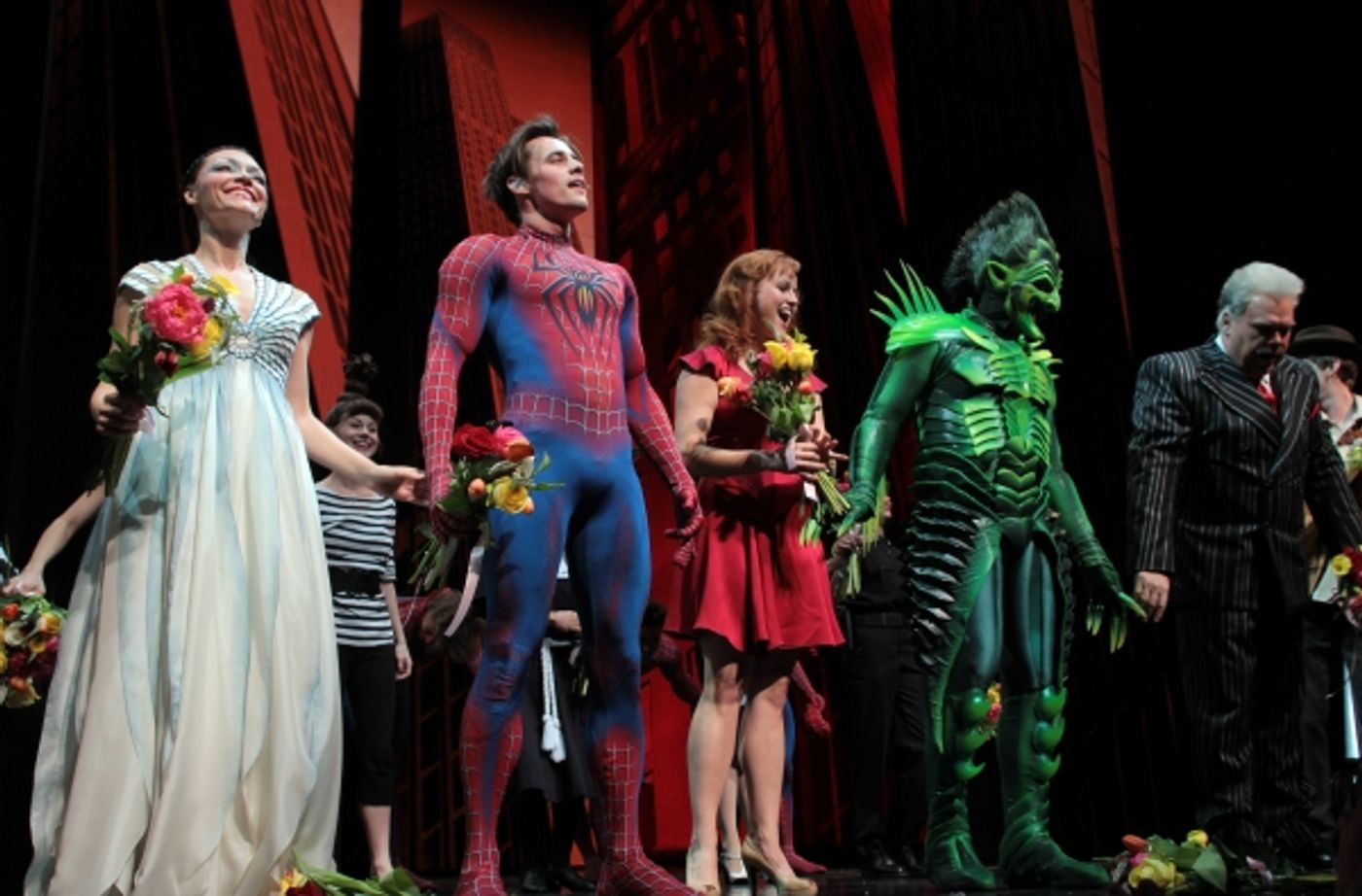 Photo Coverage: SPIDER-MAN Cast Celebrates 2 Years on Broadway!  Image