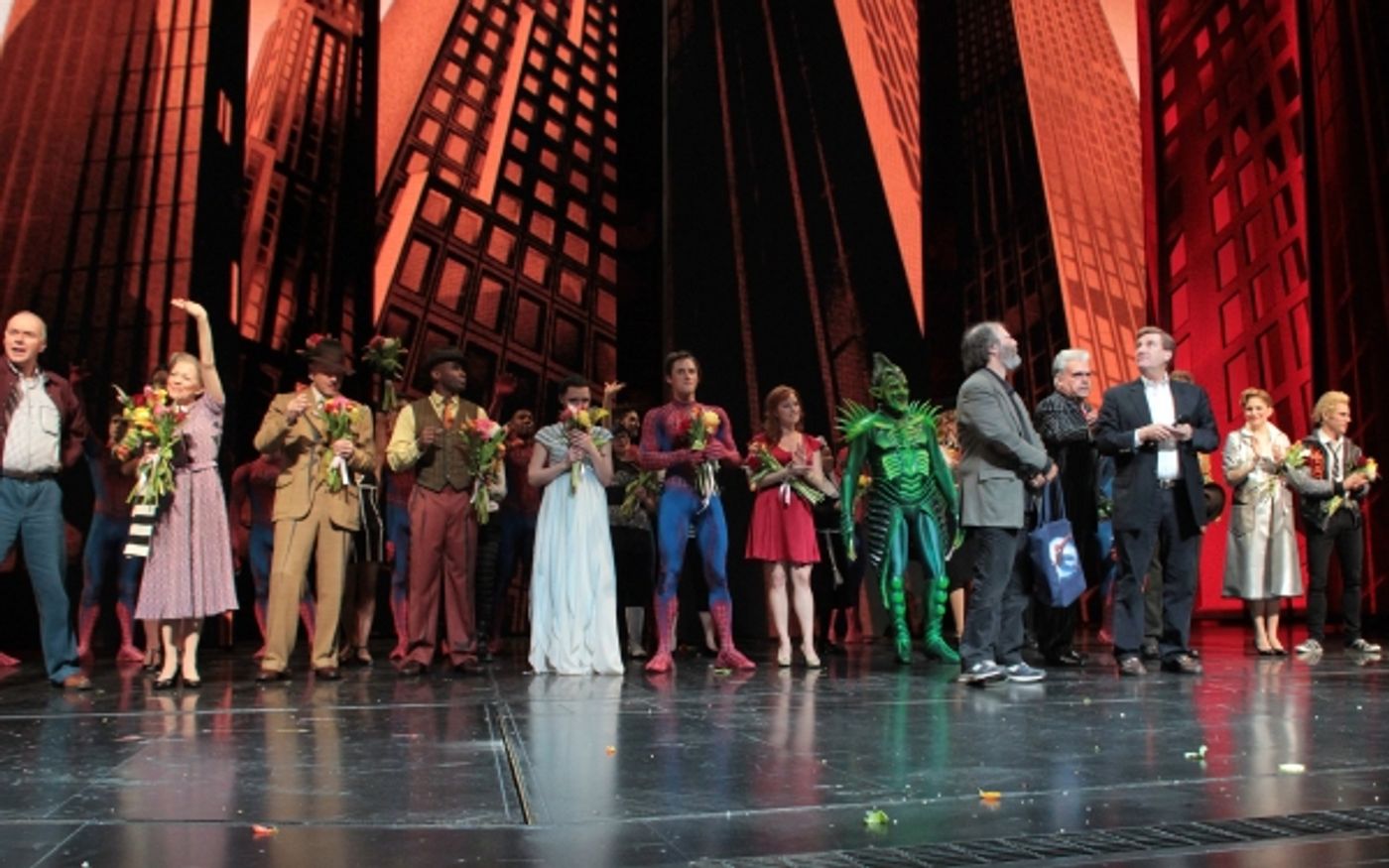 Photo Coverage: SPIDER-MAN Cast Celebrates 2 Years on Broadway!  Image
