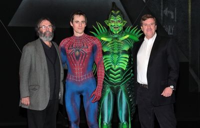 Michael Cohl, Reeve Carney, Robert Cuccioli, Jeremiah Harris Photo